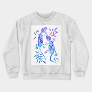 gecko indigo Crewneck Sweatshirt